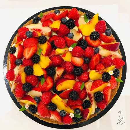 Tarte aux fruits frais de saison