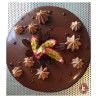 Entremet chocolat et fruits de la passion