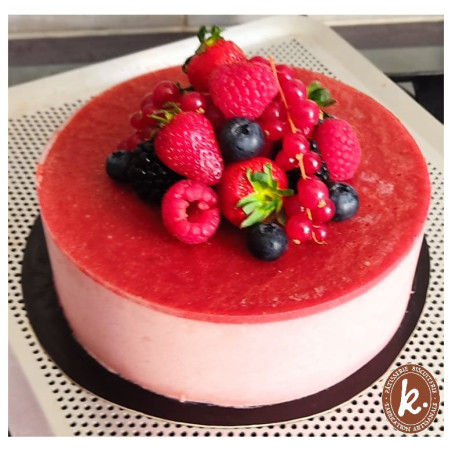 Bavarois aux fruits rouges