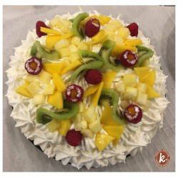 Pavlova aux fruits de saison